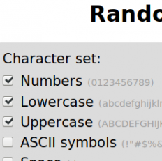 Random Password Generator